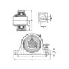 SKF 7500SY35TR Stålager Komplett SKF SY 35 TR består av SY507M+YAR207-2RF, Varenummer 7500SY35TR