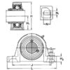 SKF 7500SY35TR Stålager Komplett SKF SY 35 TR består av SY507M+YAR207-2RF, Varenummer 7500SY35TR