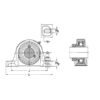 SKF 7500SY40FM Komplett SKF Lager hus, Varenummer 7500SY40FM