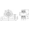 SKF SYNT45FSKF Bearing block cpl. SYNT SKF, Varenummer SYNT45FSKF