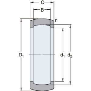 SKF 7500RIS208 Gummiring for Y-lager SKF RIS 208, Varenummer 7500RIS208