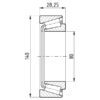 SKF 750030216 Konisk rullelager SKF, Varenummer 750030216