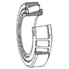 SKF 750032012X Konisk rullelager 32012 X/QCL7C 60x95x23 mm SKF, Varenummer 750032012X