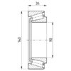 SKF 32018SKF Lager 90 140 32, Varenummer 32018SKF