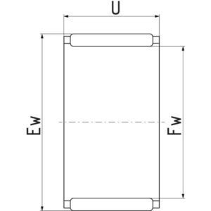 SKF 7500K25X35X30 Nålekrans, Varenummer 7500K25X35X30