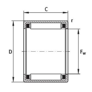 SKF 7500HK1010 Nålkopp, Varenummer 7500HK1010