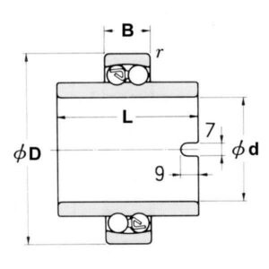 SKF 750011205 Lager 25 52 15, Varenummer 750011205