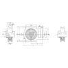 SKF 7500TU40TF Kuliselager komplet SKF TU 40 TF består af TU508M+YAR208-2F, Varenummer 7500TU40TF