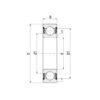 SKF 7500361200R Løperull SKF 361200R 10x32x9, Varenummer 7500361200R