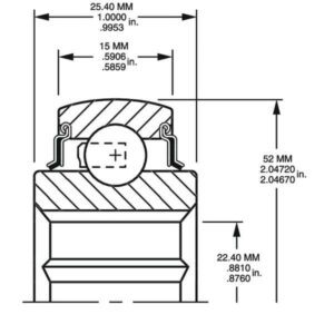 Timken 205KRRB2C1 Lager , Varenummer 205KRRB2C1