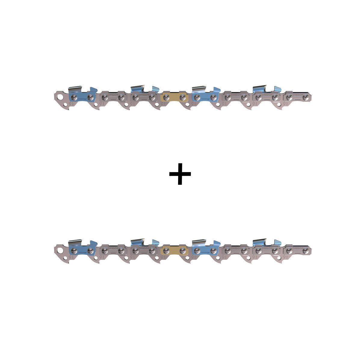 Twinpack Oregon VersaCut™ - 91VXL - 3/8" Low Profile™ - 1,3 mm - 45DL - 12" - 91VXL045E