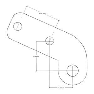 Alternative view of Monteringsbrakett Mini til 123 Triangel universal