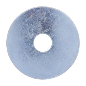 Stor skive M10 - 10,5x35x1,5 - Stål - El-forsinket