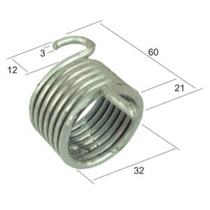 Løftefjær til samlerive (kombirive) høyre deutz fahr (2)