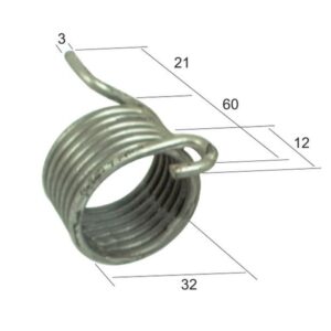 Løftefjær til samlerive (kombirive) venstre deutz fahr (2)